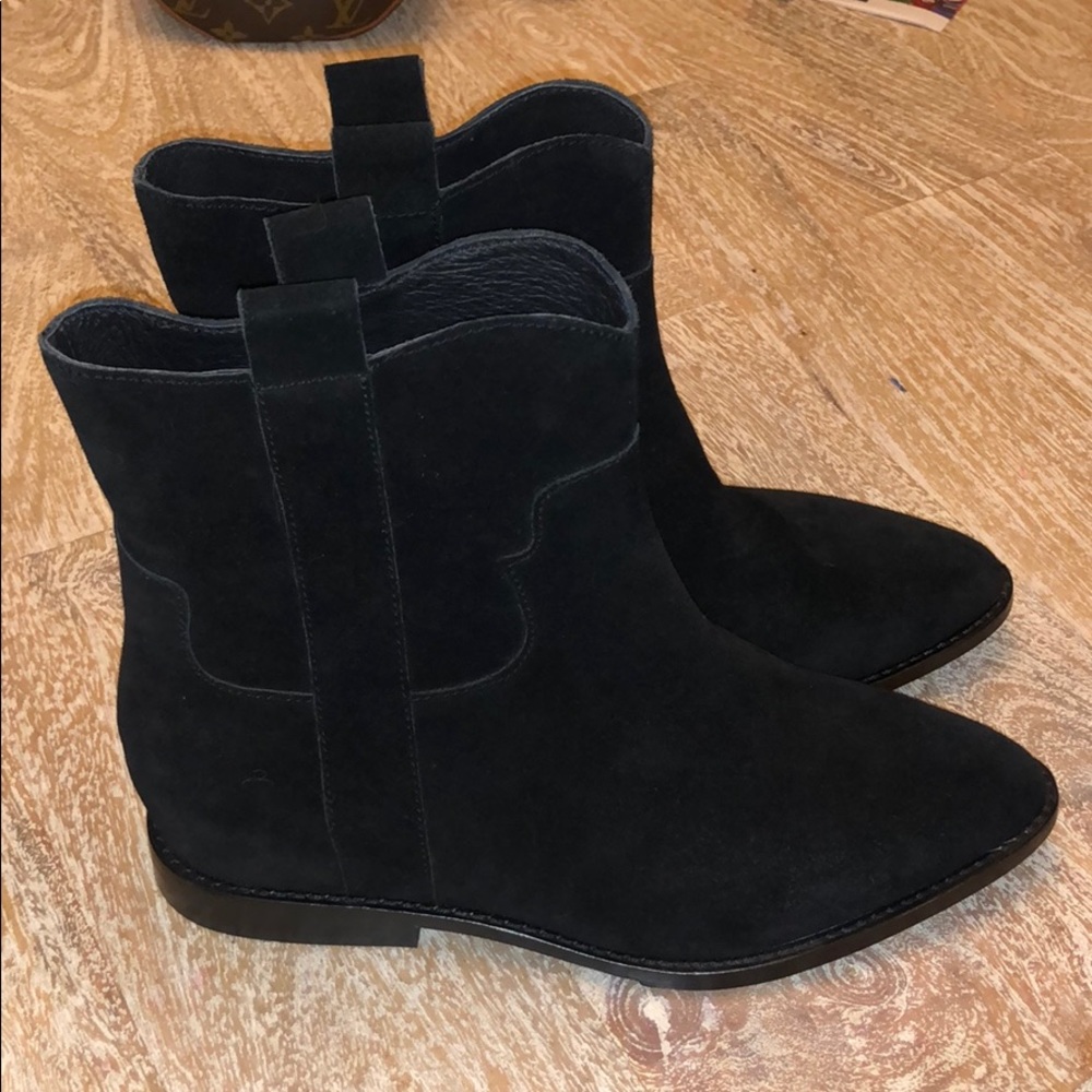 Ash leather boots black size 40 designer